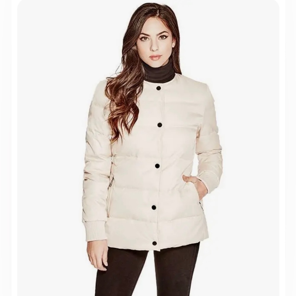 Guess Heather Down Quilted Jacket.